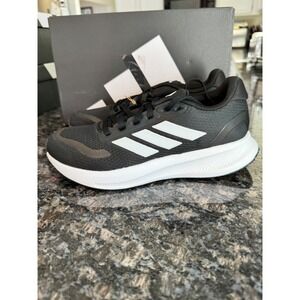 Adidas Runfalcon 5 W Women Running Shoes Black White IH7759 Size 6.5 New